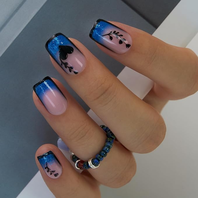 Sparkle Ombre Tips
