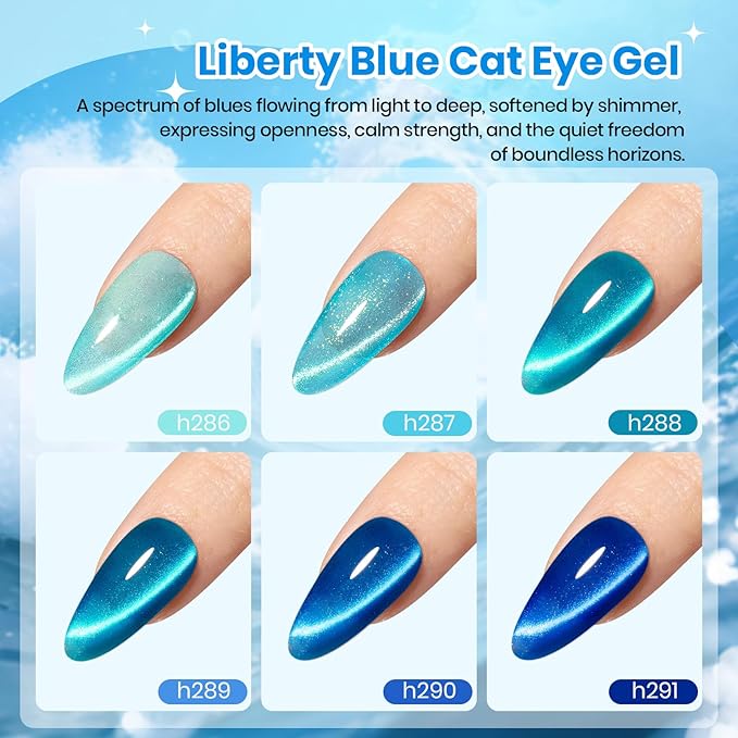 D - Glassy | Blue | Liberty Blue
