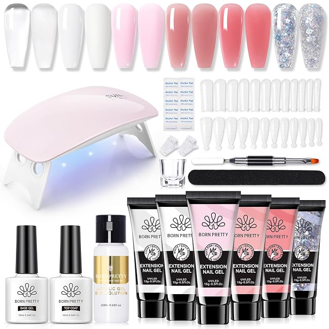 Poly Extension Gel Nail Kit