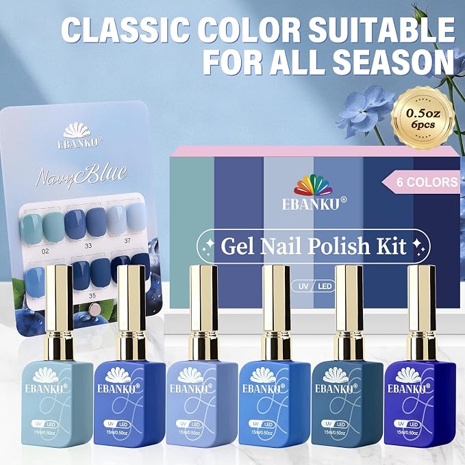 6 Colors-Blue Series