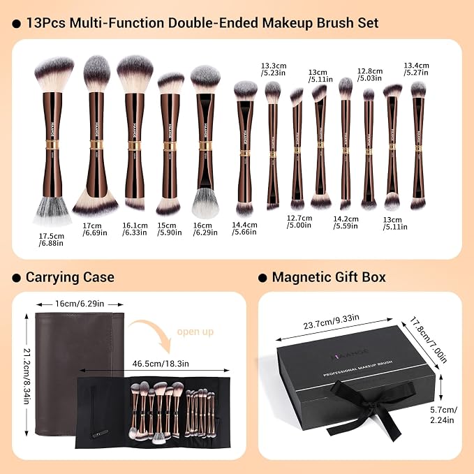 Coffee Brown 13 PCS (with Gift Box)