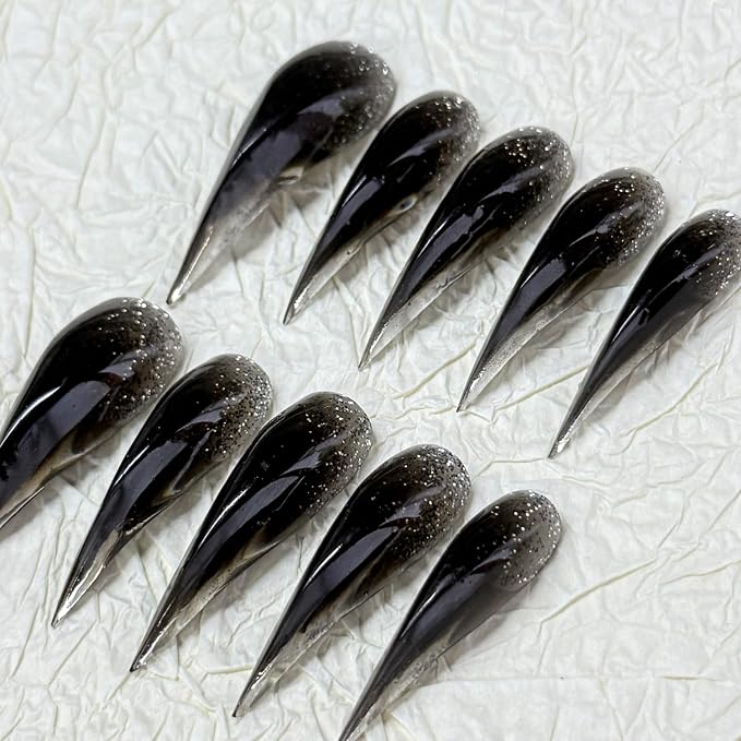 Glitter Black Long