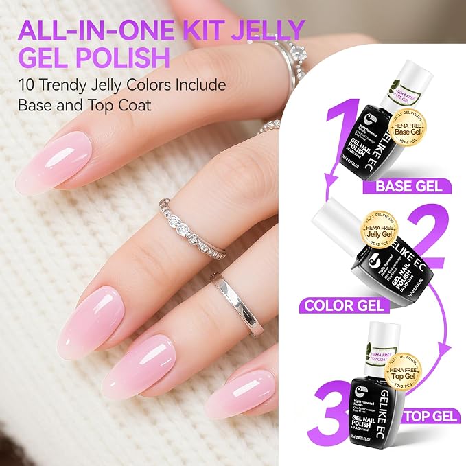 Soft Jelly Pink Set