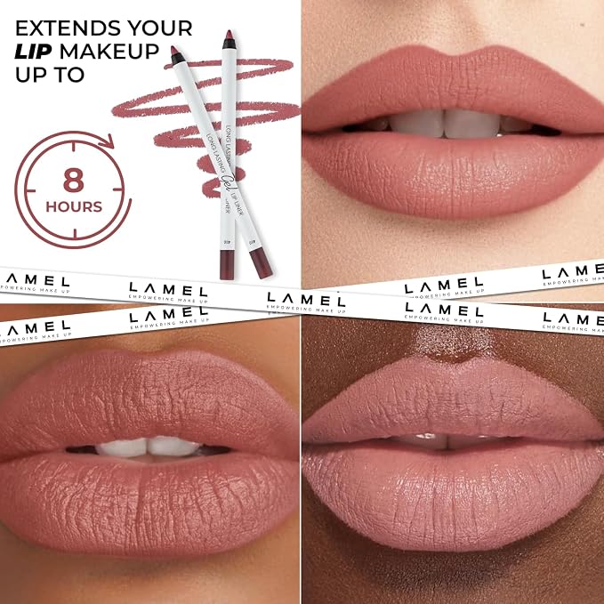 Pack of 5: Nude Pink, Nude, Red, Mauve, Spicy Nude