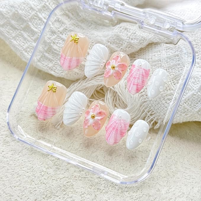 Handmade Almond Nails 31