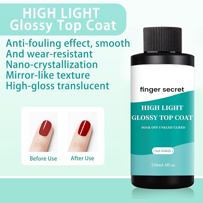 High Light Glossy Top Coat