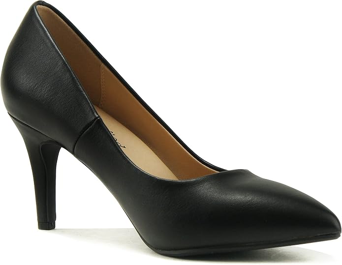 Black Faux Leather