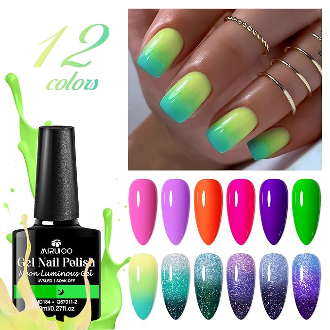 12pcs nude + color change-set4