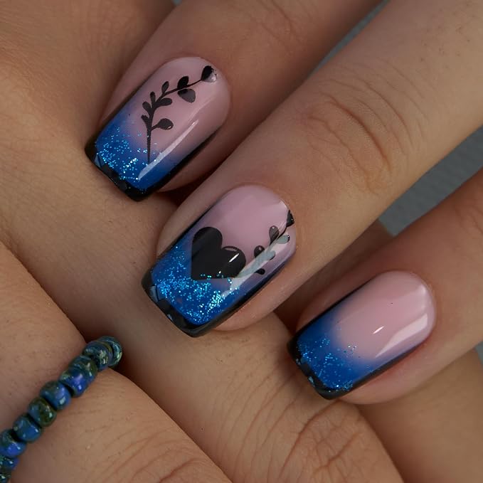 Sparkle Ombre Tips
