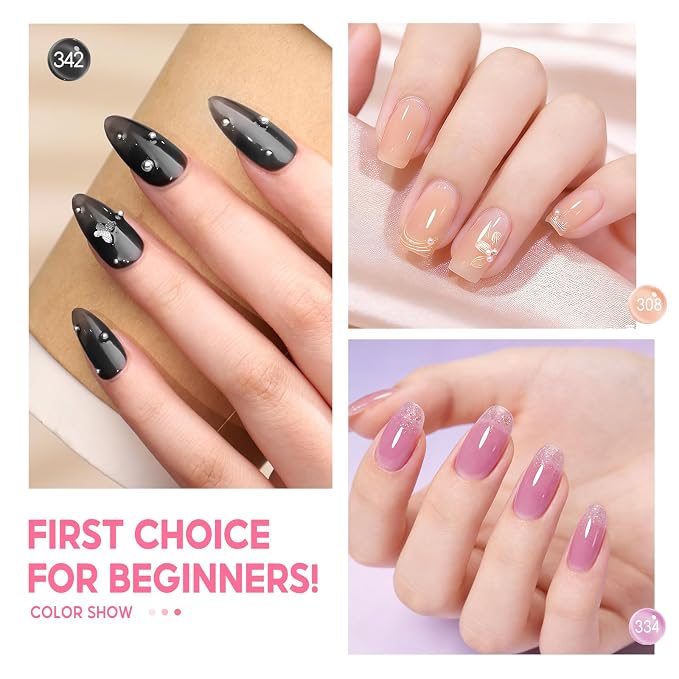 Jelly Gel Polish Set 01