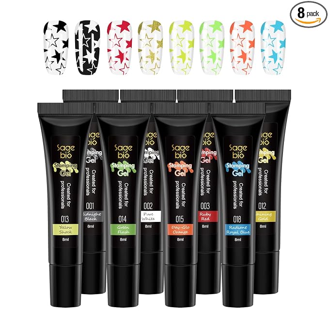 8 Nail Stamping Polish