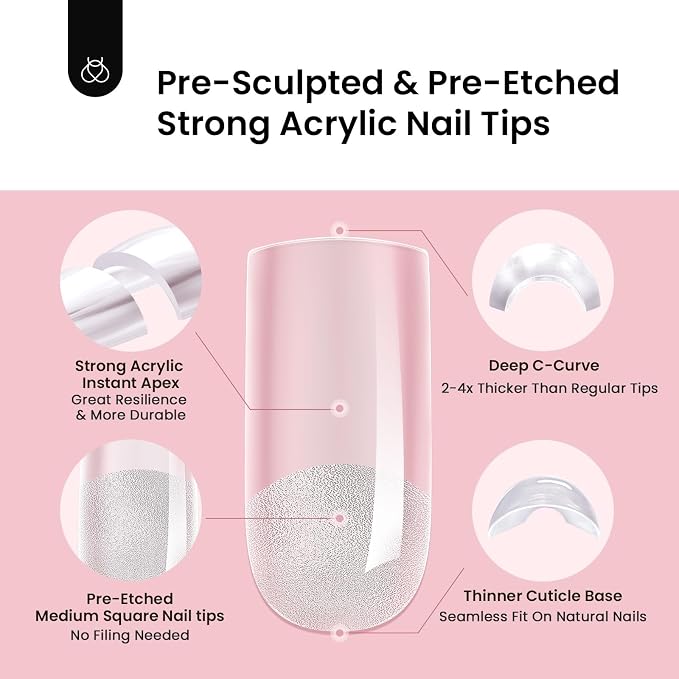 1 - Tipex Nails Only | Medium Square | 192