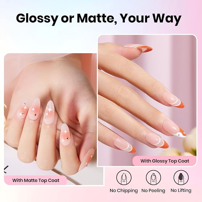 3 Pcs Gel Base and Top Coat&Matte top coat