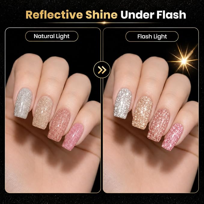 0-0-Reflective Glitter Gel Polish Set