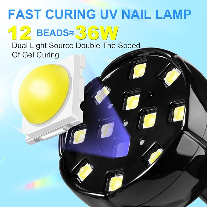 A-nail lamp-black