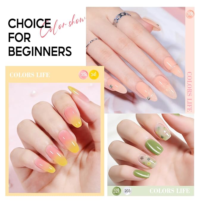 Jelly Gel Nail Polish Set