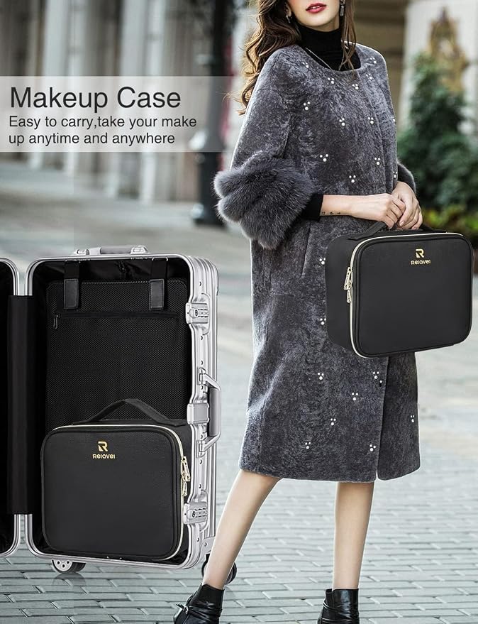 black with golden zipper