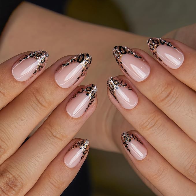 Leopard French Tip