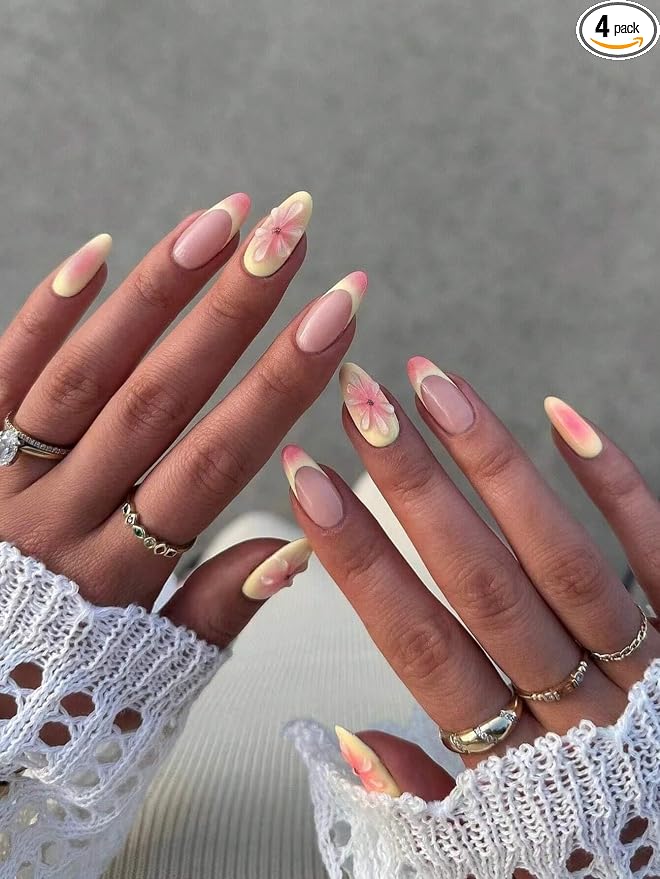 Yellow French Tip