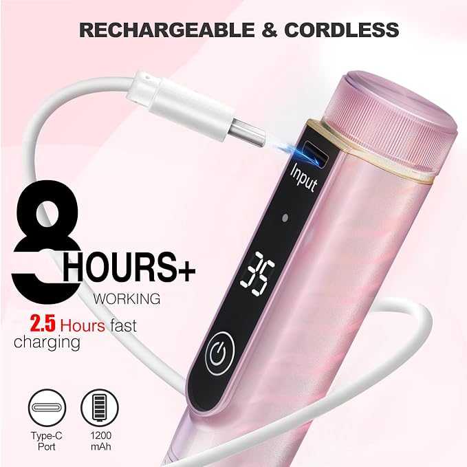 Cordless Pink Nail Drill