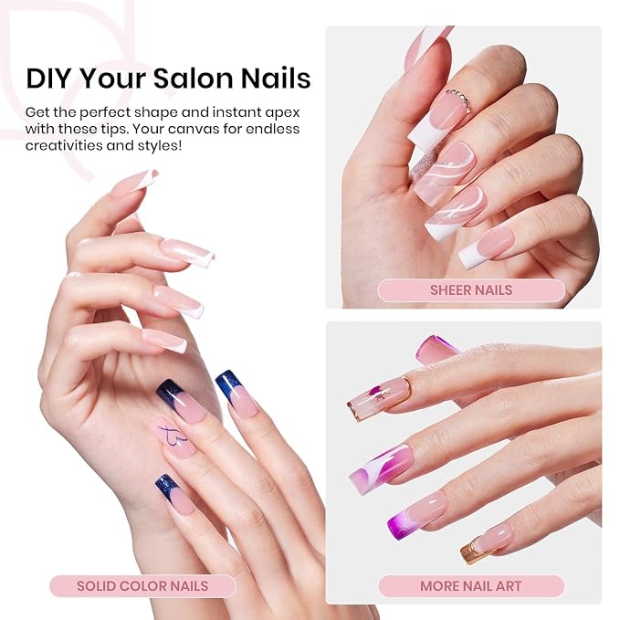 2 - Tipex Nails Kit | Medium Square | 224