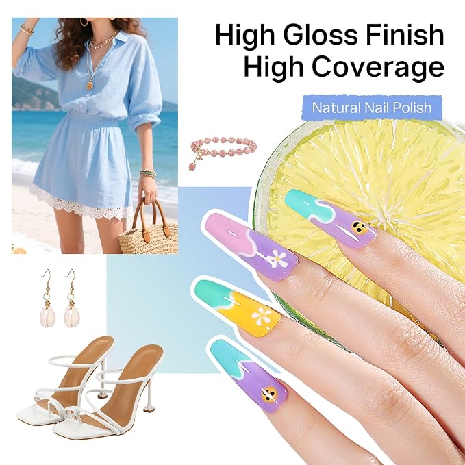 0-0-Neon Nail Polish