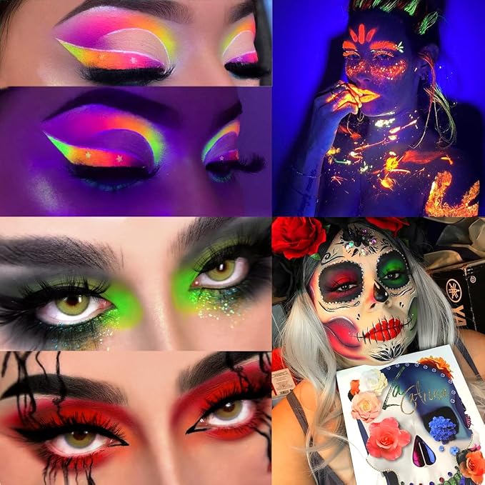 La Catrina Skull 54 colorful eyeshadow palette