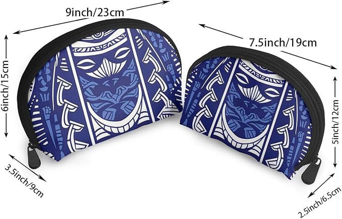 Blue Polynesian Maori Tribal Pattern