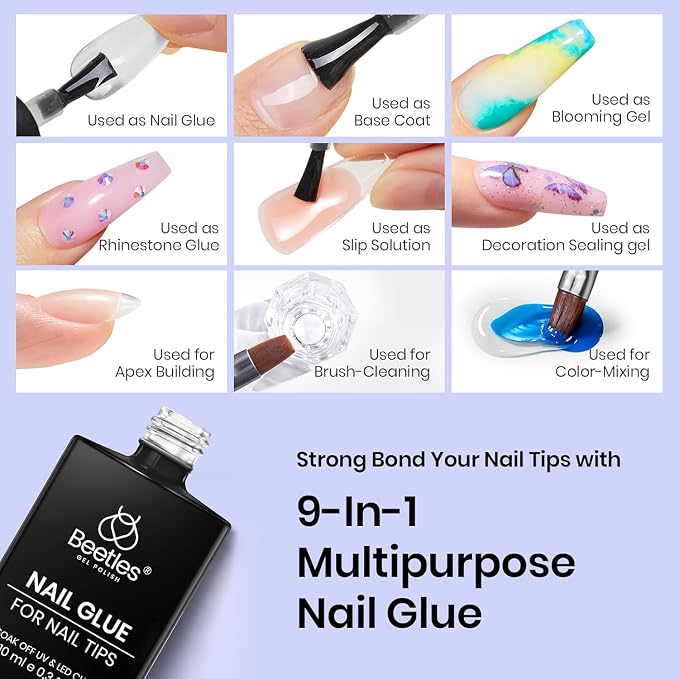 A-Nail Glue & Prep | 3pcs 10ml