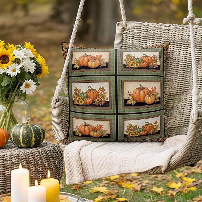 Sage, Pumpkin, Cream Beige, Amber