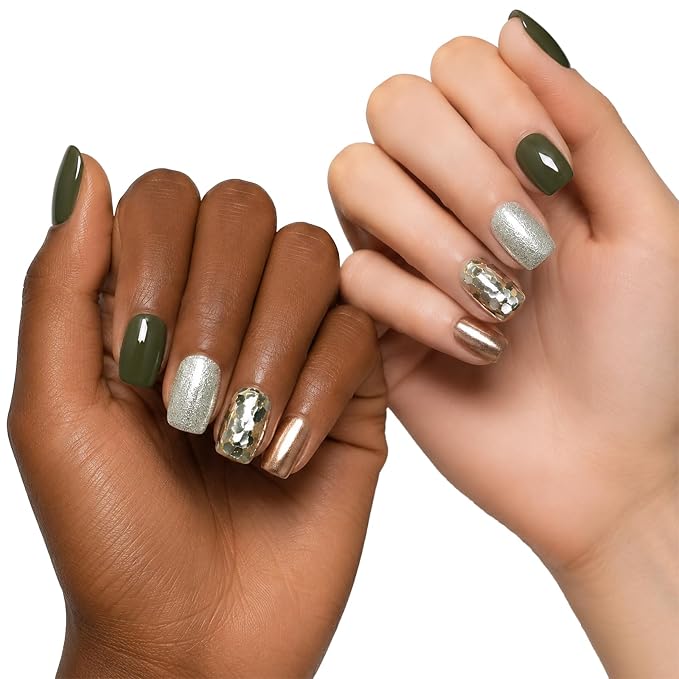 Olive Glitter Glam