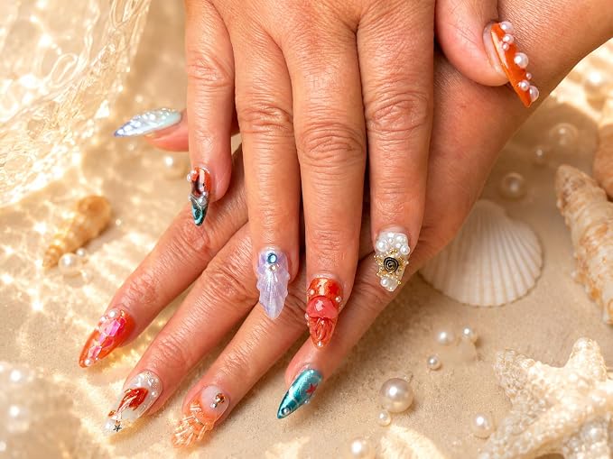 Mermaid Ocean Medium Almond