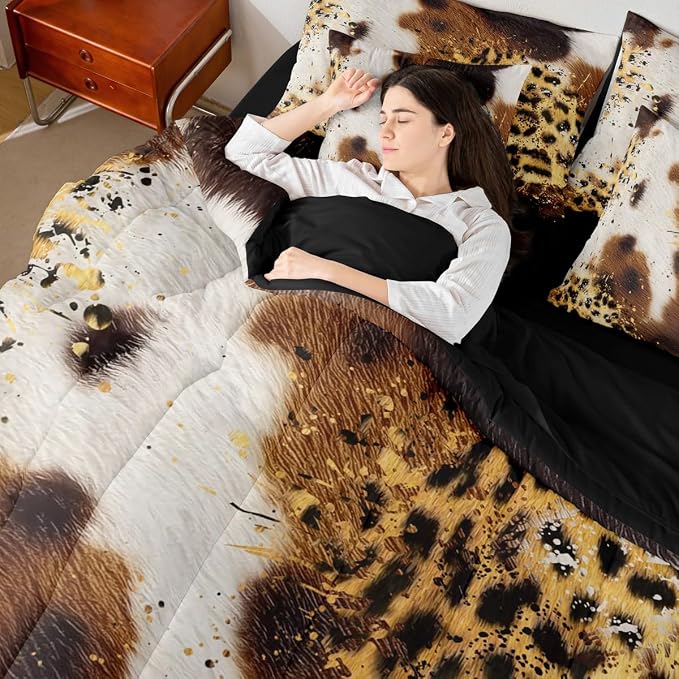 White,brown,black,gold