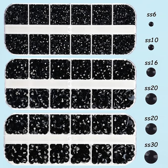 Jet Black, 5-Sizes