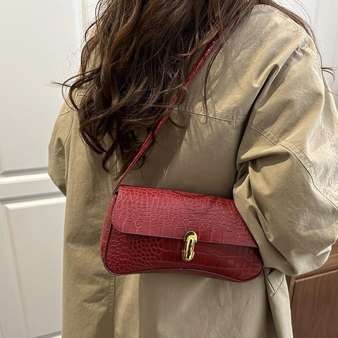 Crocodile Pattern - Red