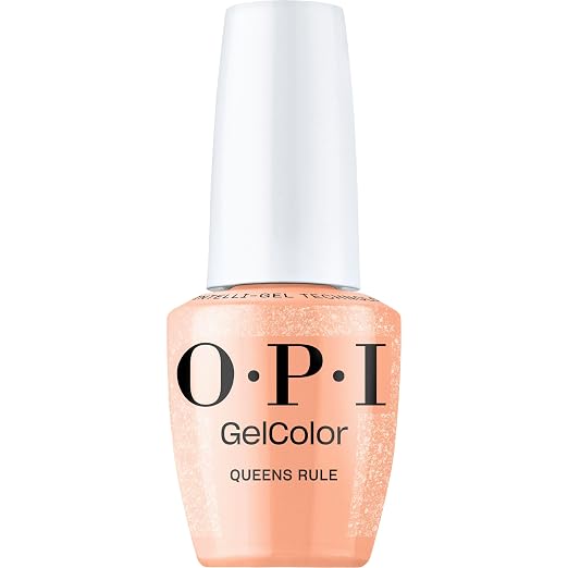 Queens Rule | Semi-Sheer Warm Salmon Coral with Shimmer