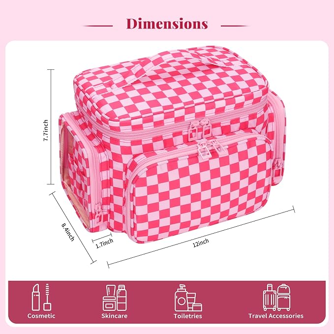 04-Hotpink Checkerboard