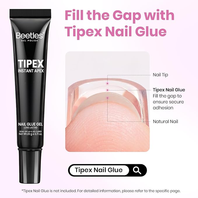 2 - Tipex Lite Nails Only | Short Square | 512