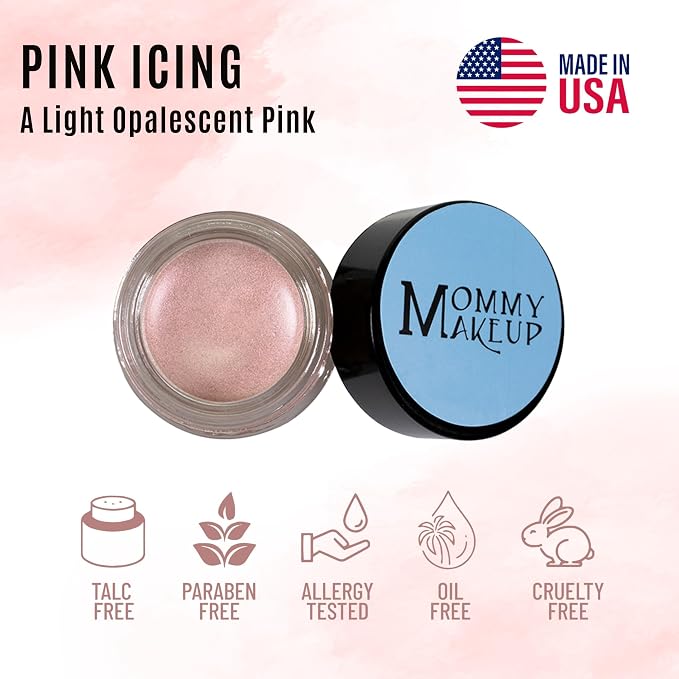 Pink Icing - A light opalescent pink