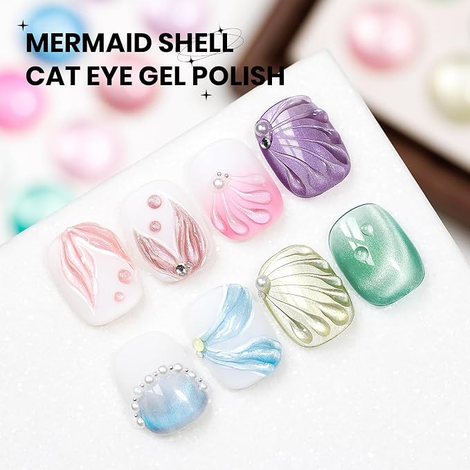 UV Gel-Aurora Mermaid