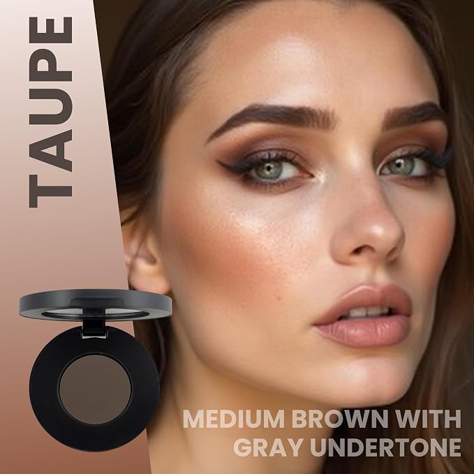 TAUPE (medium brown with gray undertone)