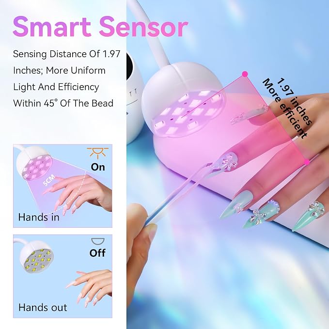 A5-uv nail lamp-White