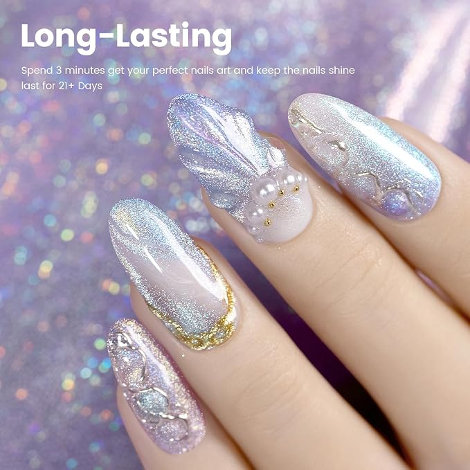 Mermaid Glitter Cat Eye Set