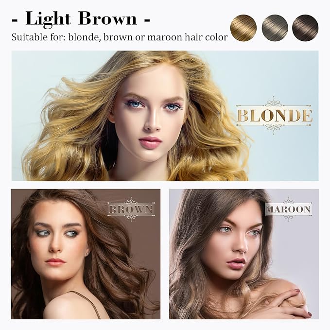 2 PCS (Light Brown)