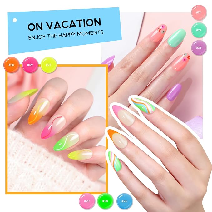 60 Bottles Gel Nail Polish Kit (Collection 3)