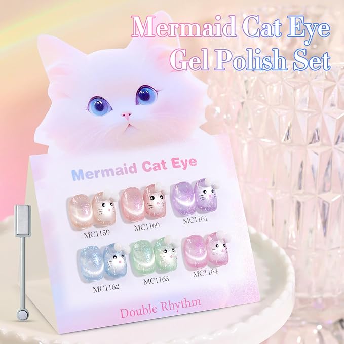 Mermaid Nude Pink Blue Green Purple