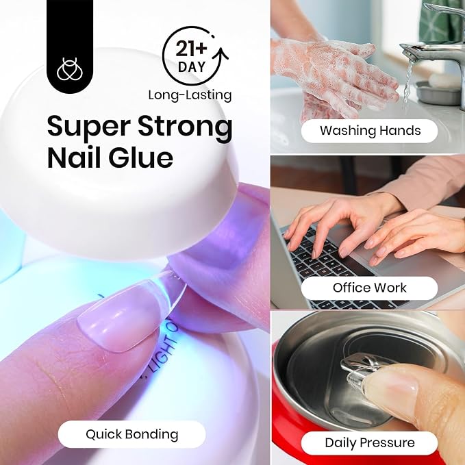 0-HEMA-Free Top & Builder & Nail Glue Kit