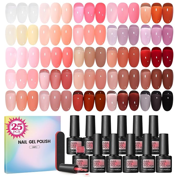 Jelly Gel Polish Set 01