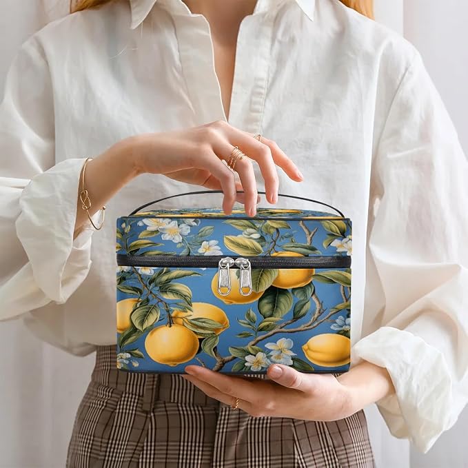 Retro Lemons Flowers