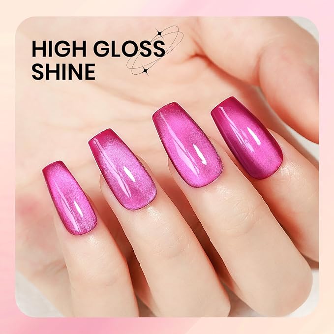 12pcs Nude Cat Eye Gel